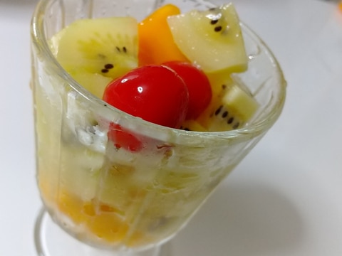 朝のフルーツポンチ♪